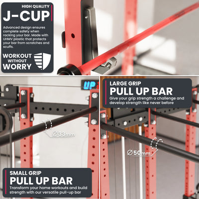 Synergee 2300 Series Power Cage with Synchronized Loaded Cable Cross Overs