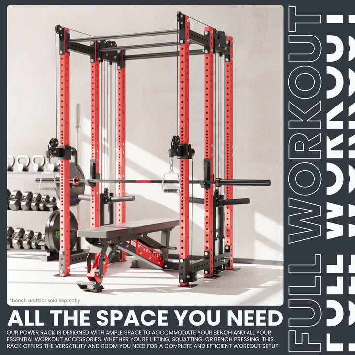 Synergee 2300 Series Power Cage with Plate Loaded Cable Cross Overs