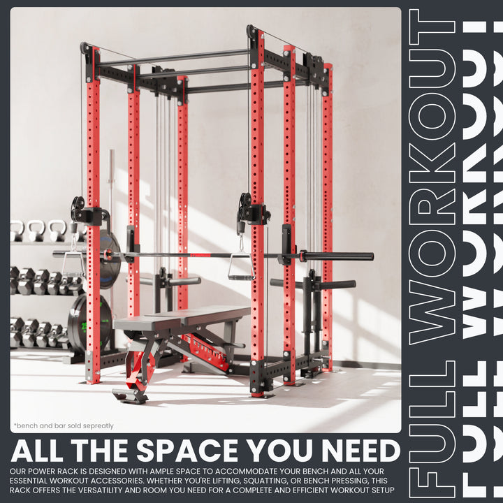 Synergee 2300 Series Power Cage with Plate Loaded Cable Cross Overs