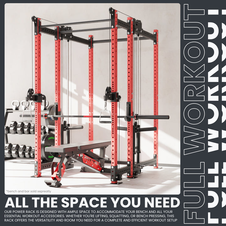 Synergee 2300 Series Power Cage with Plate Loaded Cable Cross Overs