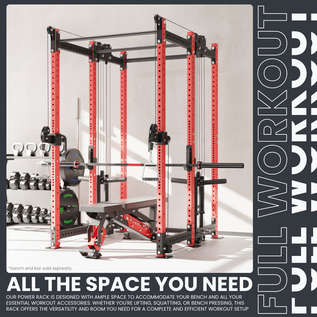 Synergee 2300 Series Power Cage with Plate Loaded Cable Cross Overs