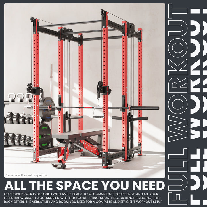Synergee 2300 Series Power Cage with Plate Loaded Cable Cross Overs