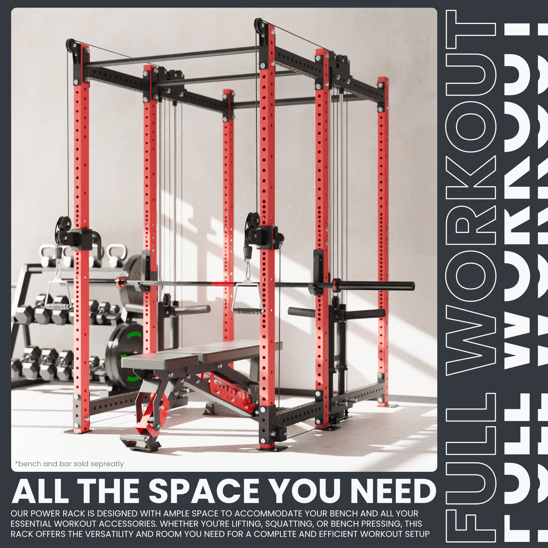 Synergee 2300 Series Power Cage with Plate Loaded Cable Cross Overs