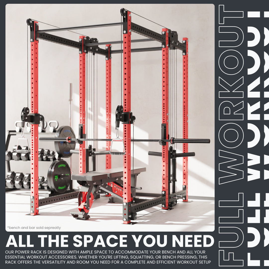 Synergee 2300 Series Power Cage with Plate Loaded Cable Cross Overs