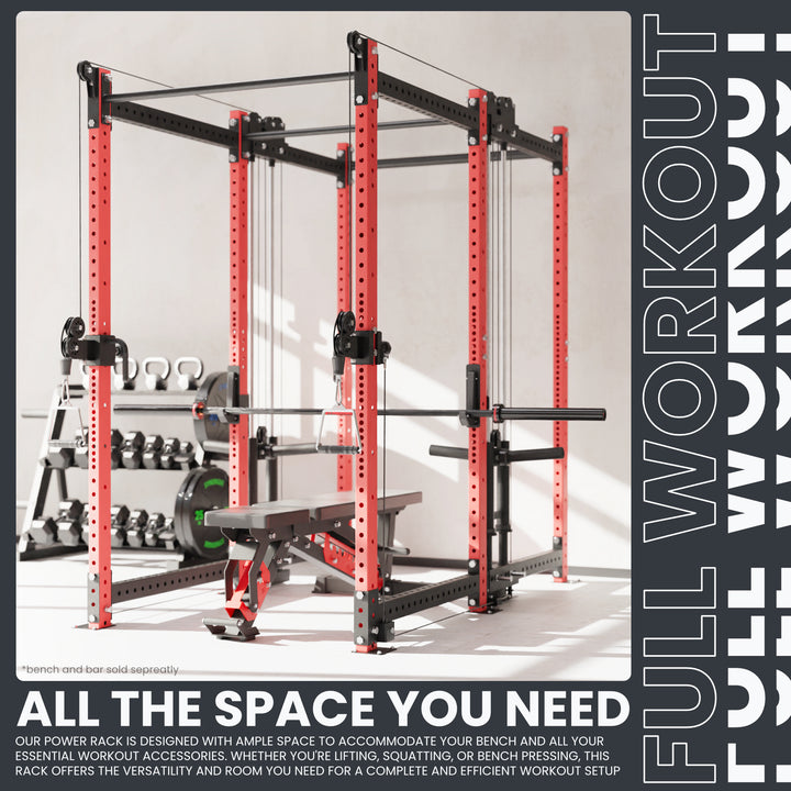 Synergee 2300 Series Power Cage with Plate Loaded Cable Cross Overs