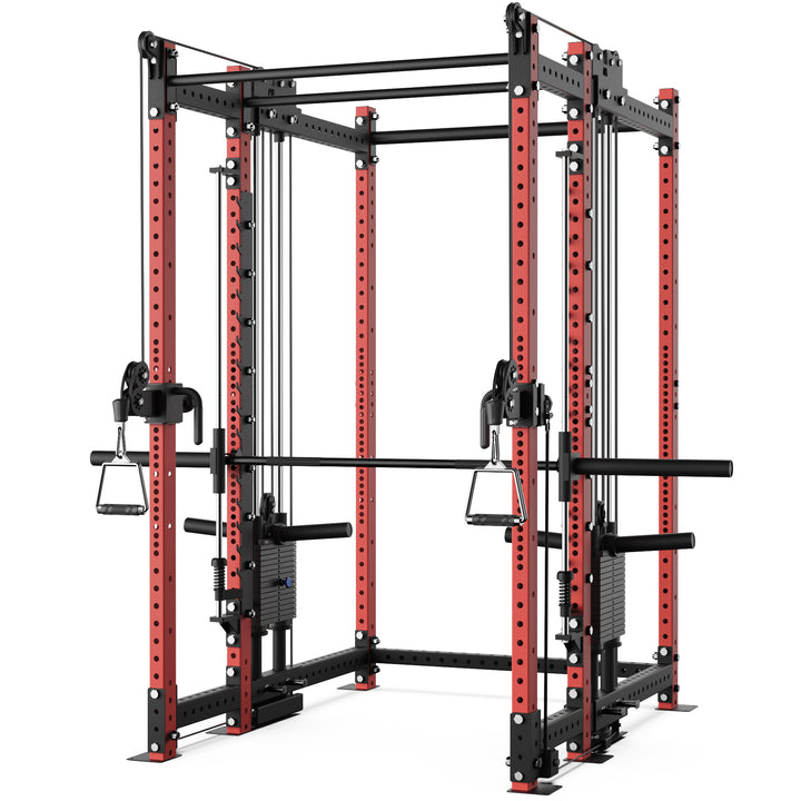 Synergee 2300 Series Power Cage with Plate Loaded Cable Cross Overs and Smith Machine
