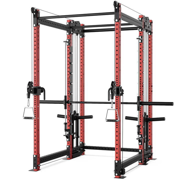 Synergee 2300 Series Power Cage with Plate Loaded Cable Cross Overs and Smith Machine