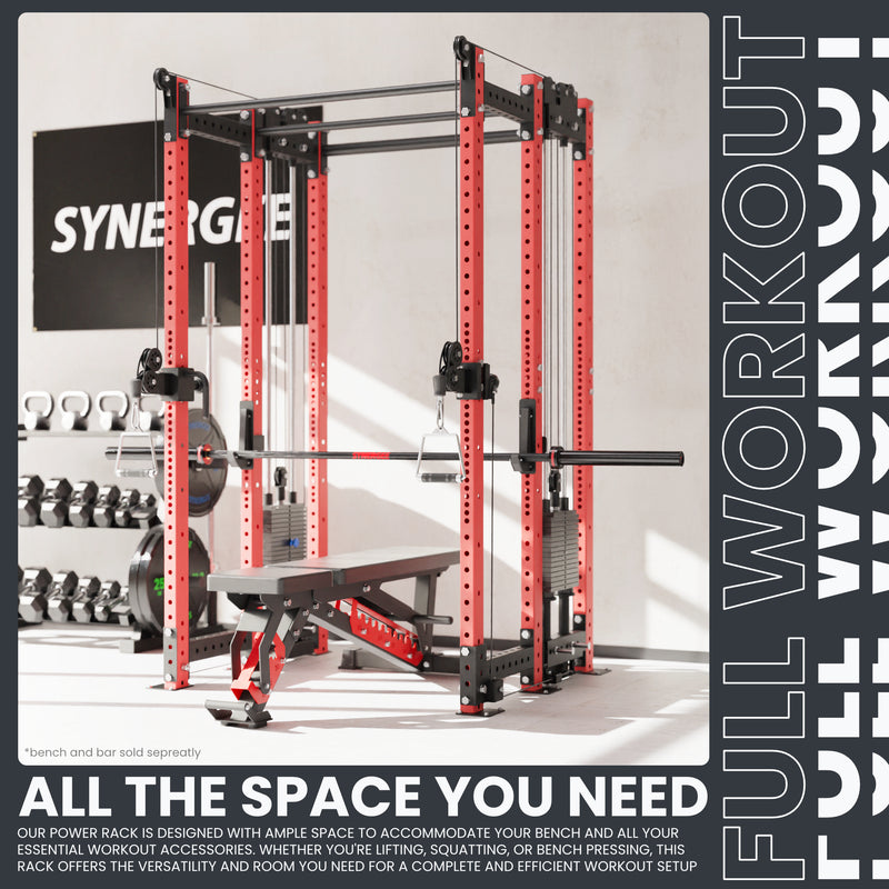 Synergee 2300 Series Power Cage with Synchronized Loaded Cable Cross Overs