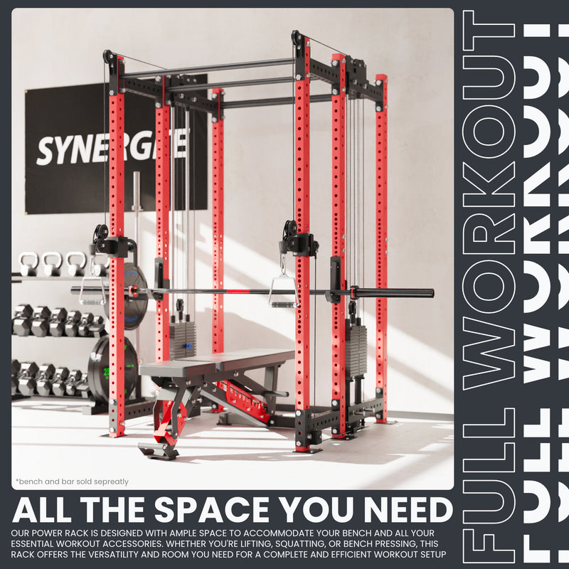 Synergee 2300 Series Power Cage with Synchronized Loaded Cable Cross Overs