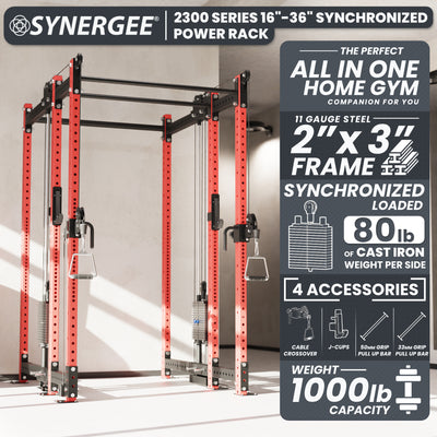 Synergee 2300 Series Power Cage with Synchronized Loaded Cable Cross Overs