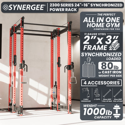 Synergee 2300 Series Power Cage with Synchronized Loaded Cable Cross Overs