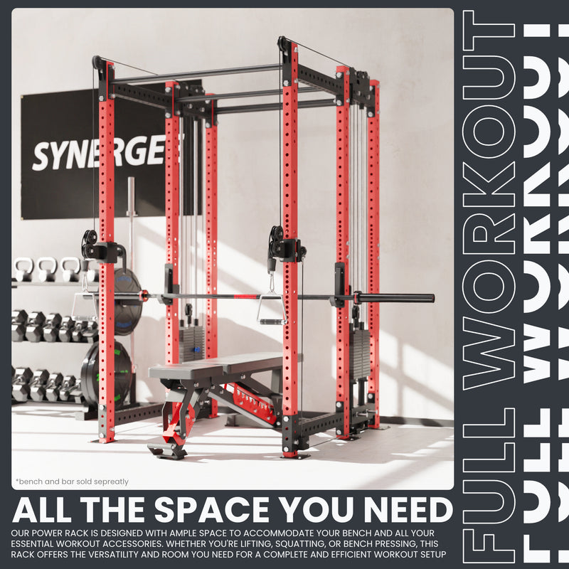 Synergee 2300 Series Power Cage with Synchronized Loaded Cable Cross Overs