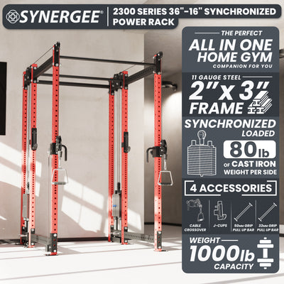 Synergee 2300 Series Power Cage with Synchronized Loaded Cable Cross Overs