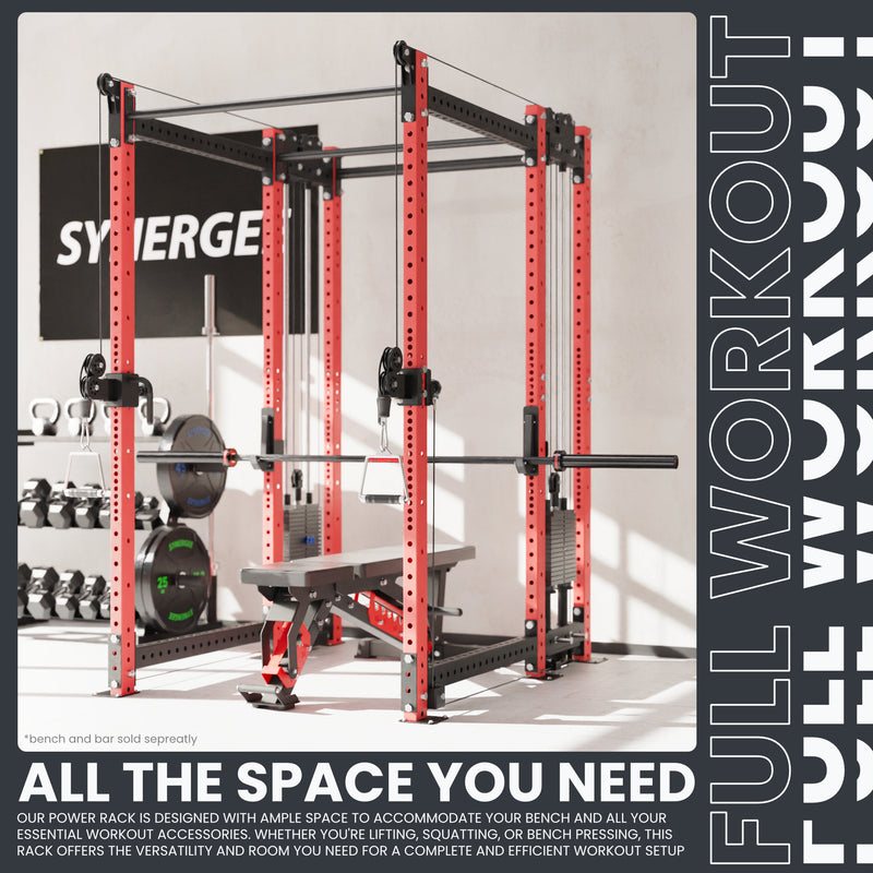 Synergee 2300 Series Power Cage with Synchronized Loaded Cable Cross Overs