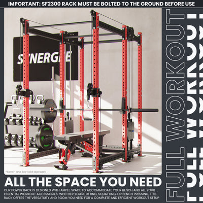 Synergee 2300 Series Power Cage with Synchronized Loaded Cable Cross Overs