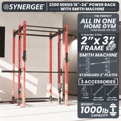 Synergee 2300 Series Power Cage with Smith Machine