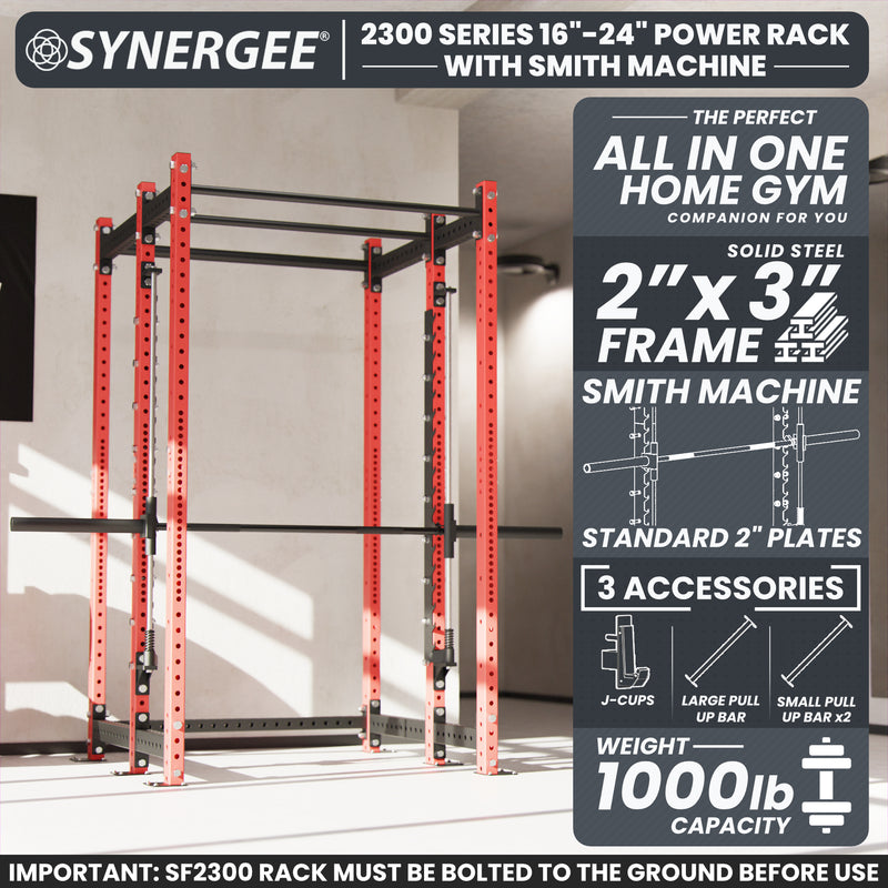 Synergee 2300 Series Power Cage with Smith Machine