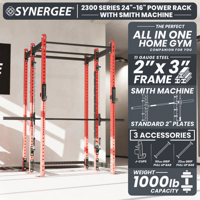 Synergee 2300 Series Power Cage with Smith Machine