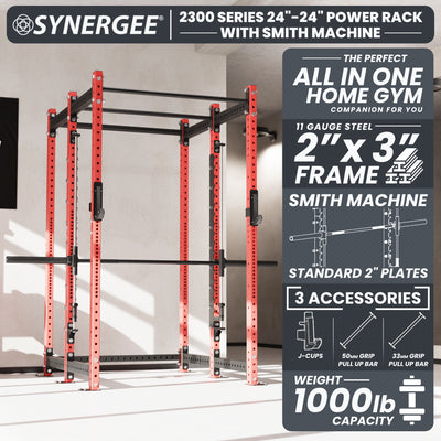 Synergee 2300 Series Power Cage with Smith Machine