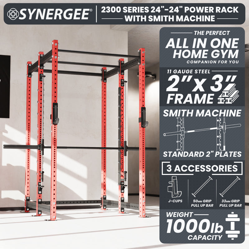 Synergee 2300 Series Power Cage with Smith Machine