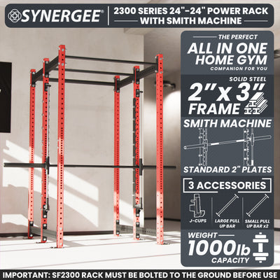 Synergee 2300 Series Power Cage with Smith Machine