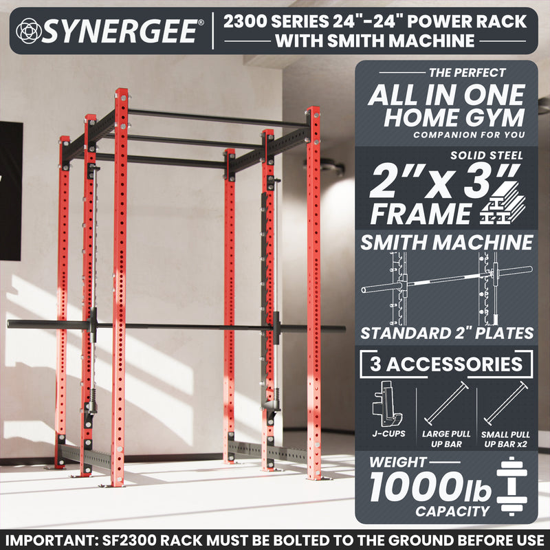 Synergee 2300 Series Power Cage with Smith Machine