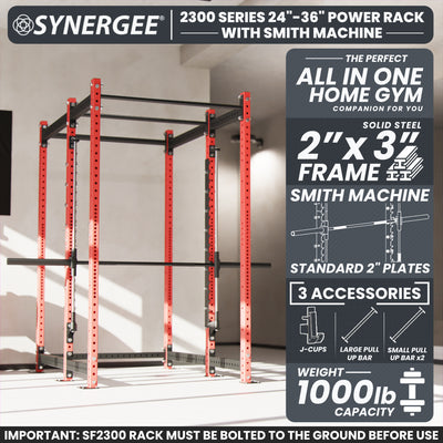 Synergee 2300 Series Power Cage with Smith Machine