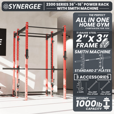 Synergee 2300 Series Power Cage with Smith Machine