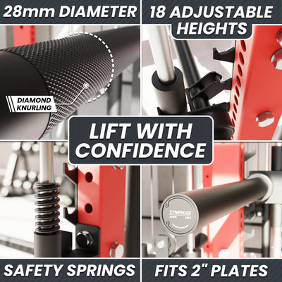 Synergee 2300 Series Power Cage with Smith Machine