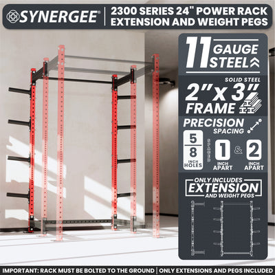 Synergee 2300 Series Upright Extensions