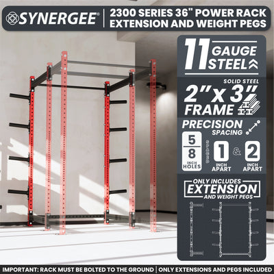 Synergee 2300 Series Upright Extensions