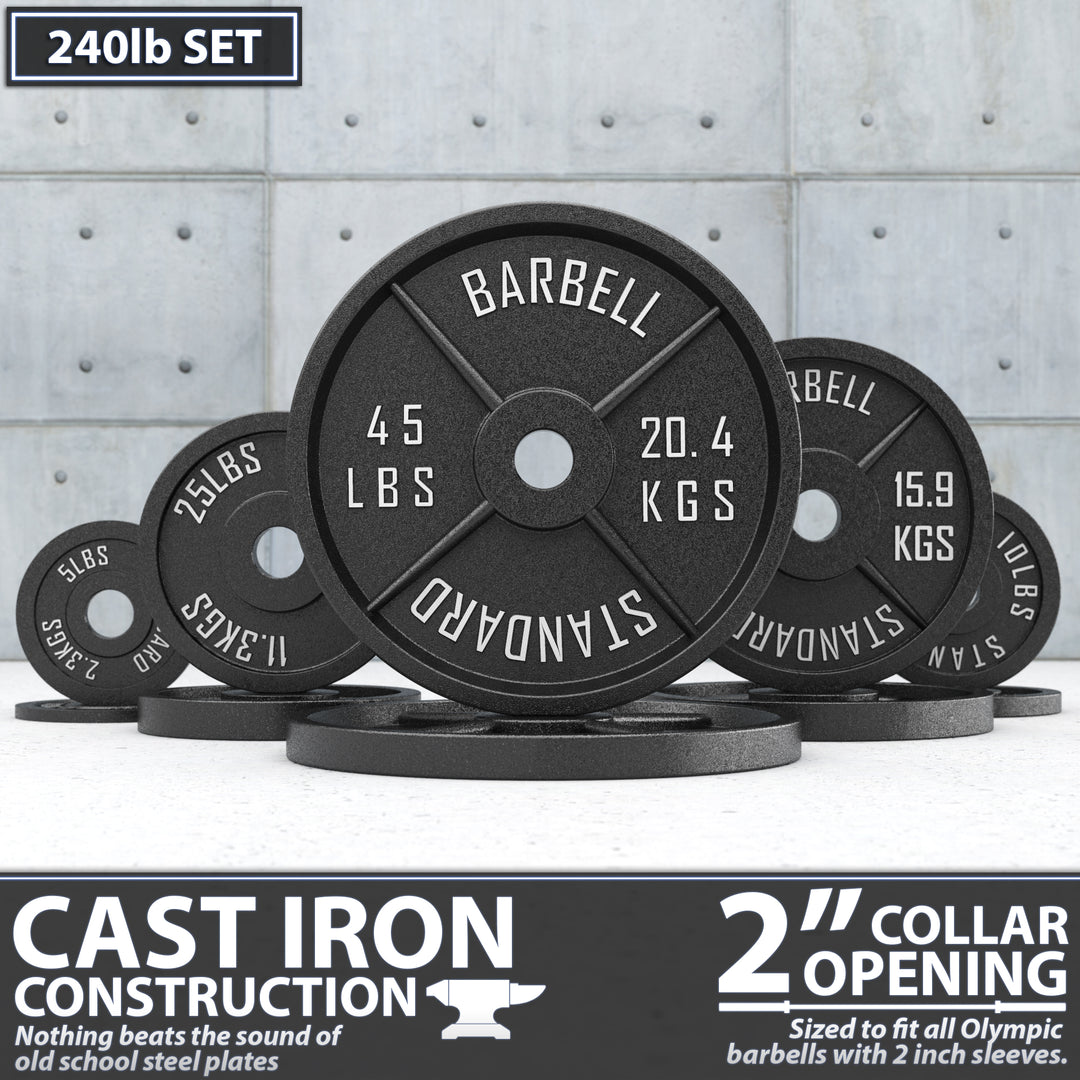 Synergee Standard Metal Weight Plates