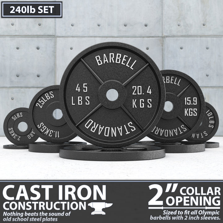 Synergee Standard Metal Weight Plates