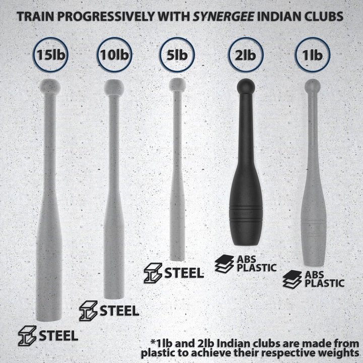 Synergee Indian Clubs