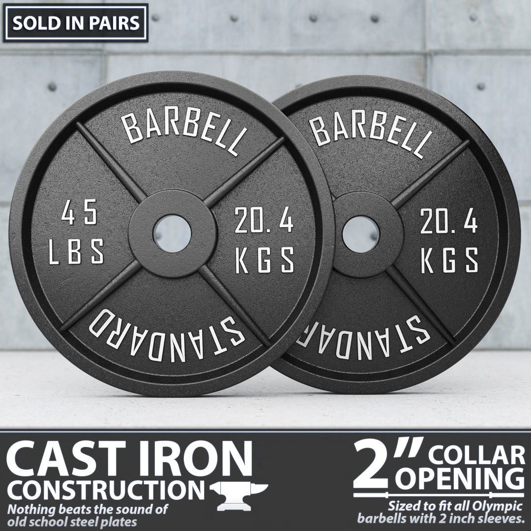 Synergee Standard Metal Weight Plates