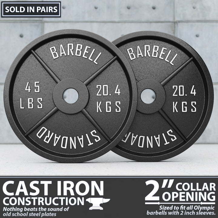 Synergee Standard Metal Weight Plates