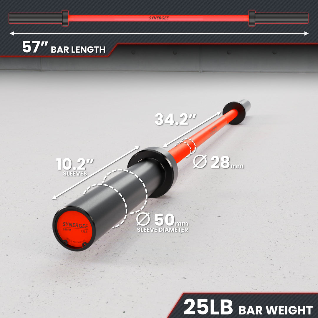 Synergee 20LB & 25LB Barbell
