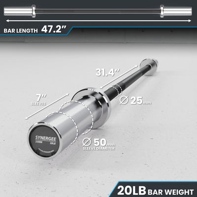 Synergee 4-Foot Barbell