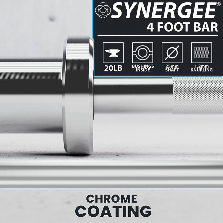 Synergee 4-Foot Barbell
