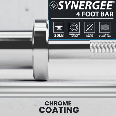 Synergee 4-Foot Barbell