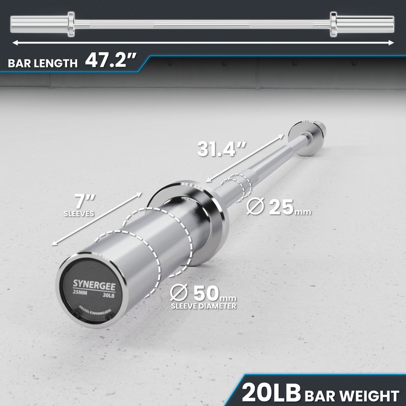 Synergee 4-Foot Barbell