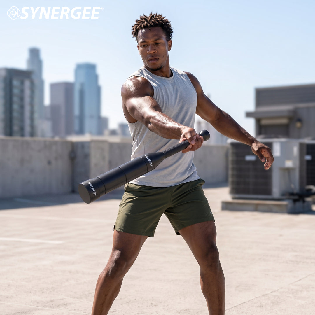 Synergee Adjustable Indian Club & Mace Bell