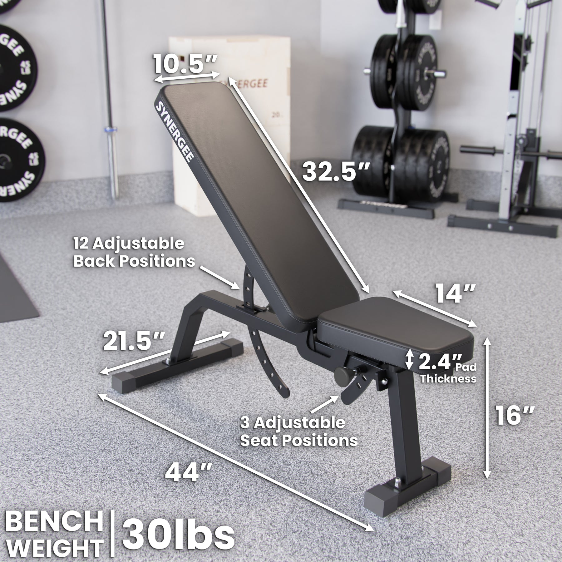 Incline Bench Inverted Synergee Adjustable Incline Bench | Synergee Fitness Canada – Synergee ...