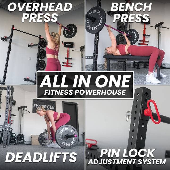 Synergee 2200 Series Folding Squat Rack