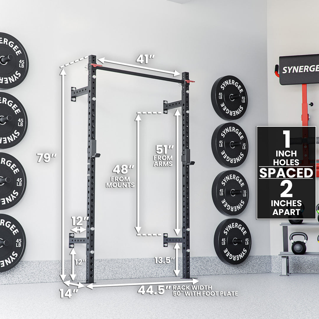 Synergee 2200 Series Wall Mounted Squat Rack