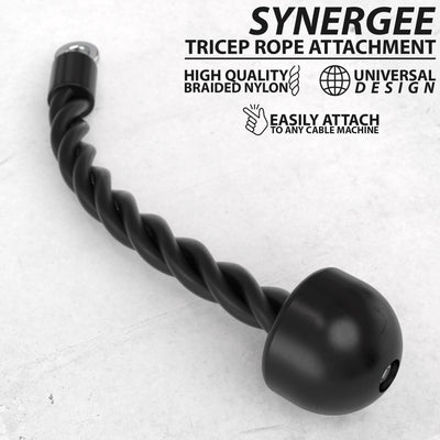 Synergee Tricep Rope Grip Cable Attachments