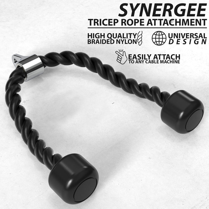 Synergee Tricep Rope Grip Cable Attachments