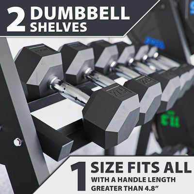 Synergee Dumbbell & Kettlebell Rack