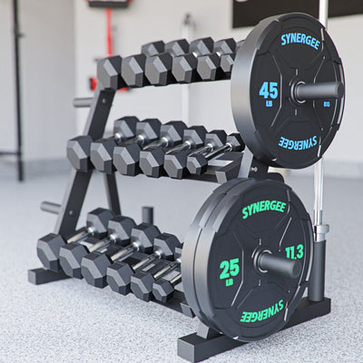 Synergee Dumbbell & Kettlebell Rack