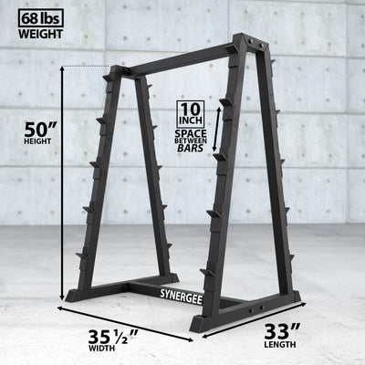 Synergee Fixed Barbell Storage Rack